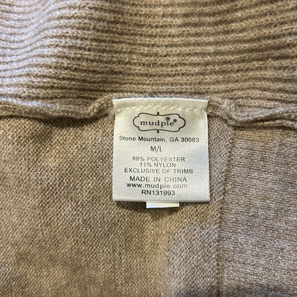 NWT Mudpie brand knit duster Size Medium/Large - Picture 5 of 5